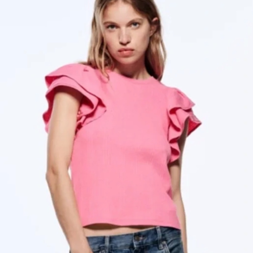 Zara Ruffle Top